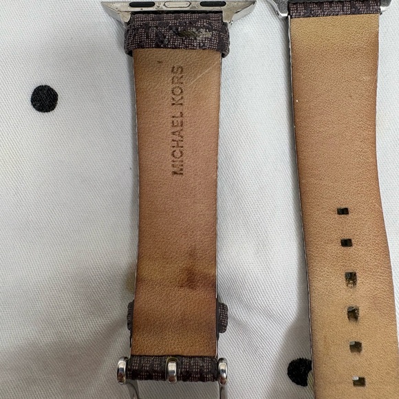 Michael Kors Brown Leather Watch Strap - Picture 6 of 9